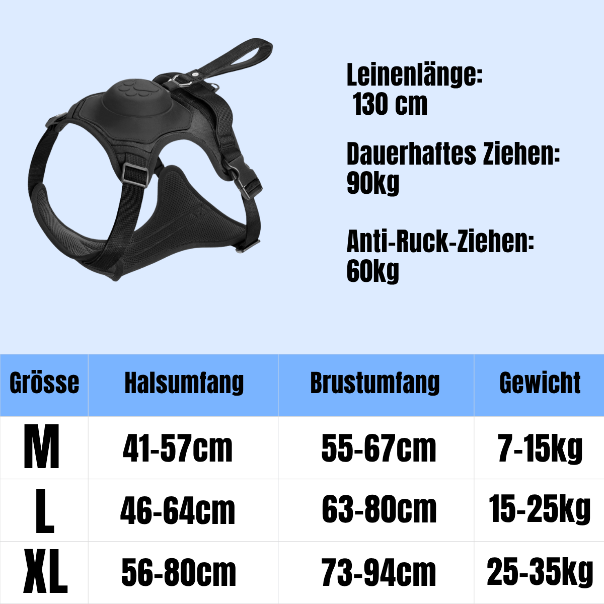 DuoDog 2-in-1 Hundegeschirr
